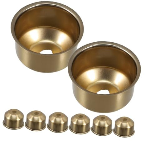 ifundom 8pièces Douilles Métalliques Pour Lustres Et Appliques Fixations Universelles Pour -jour Vintage Et Décoratif