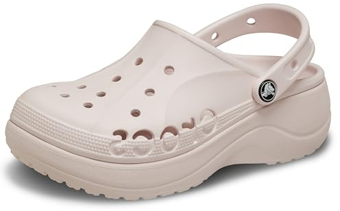 Crocs Baya Platform Sandal 39-40 EU Barely Pink