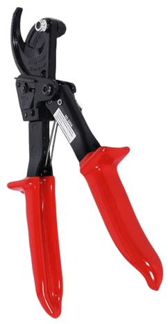 Alicates de corte de cables de electricista de trinquete, tijeras de cobre, alicates de corte de alambre de aluminio, herramienta manual para electricistas, técnicos, cortador de cables de trinquete