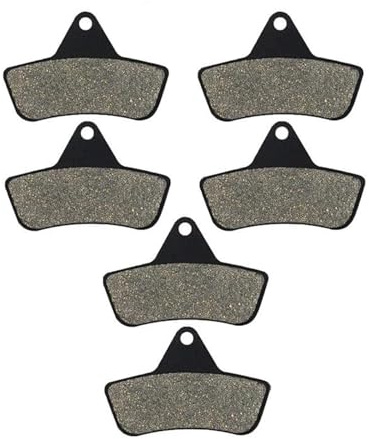 Plaquette De Frein Disque Moto Plaquettes De Frein À Disque Avant Et Arrière Pour Moto Pour ARCTIC CAT 400 454 2x4 4x4 Auto Act Utility Pour Bearcat, Accessoires Plaquettes Pièces(3xAvant Arrière)