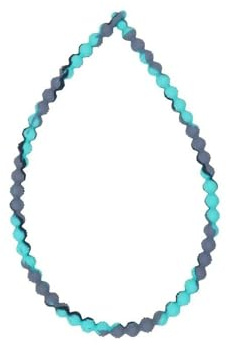 Ngvglumg Chew Necklace Bracelet One-Piece Silicone Chewelry for Anxiety ADHD & Oral Motor Needs Adjustable Breakaway Sensory Chew Necklace Calming Fidget Jewellery for Teens Adults Dishwasher Safe(GN)