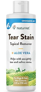 NaturVet Tearstain Remover Topical, 120 ml