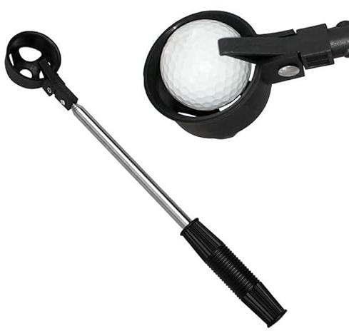 GAESHOW Golf Ball Retriever, Raccogli Palline Golf, Retriever per Palline da Golf Telescopico Inossidabile per Acqua con Pinza per Pallina da Golf, Lunghezza: 2m / 6,56 Piedi