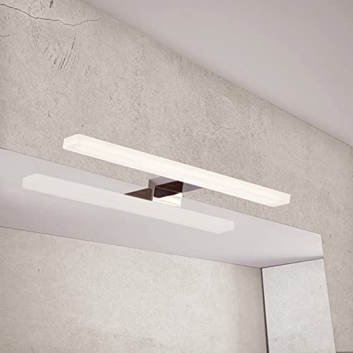 DILUMEN Lámpara LED de Espejo 30cm,600lm,5w, Luz Espejo Baño, Blanco Calido 3000k, Aplique Baño, Lámpara Espejo baño 230v IP44 Impermeable (30cm-3000K)