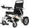 Lightweight Aluminium Electric Wheelchair Powerchair Folding Heavy Duty by Free To Be Mobility Equipment 2 x Battery Supplied 500W Motors 24KG