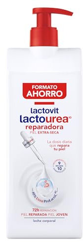 Lactovit - Latte Corporale Riparazione Lactourea con Protein Calcium ad Assorbimento Immediato, 48 Ore di Nutrizione e Riparazione, Adatto per pelli Secche ed Extra Secche - 800 ml