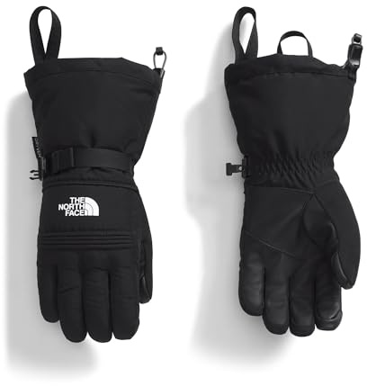 The North Face Women's Montana Ski Glove | Heavily Insulated, Water & Wind Resistant, Touchscreen Compatible, Adjustable Shockcord Hem, TNF Black, X-Large