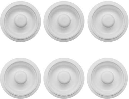 Replacement 6 Silicone Membrane/Diaphragm Compatible with Elvie Stride Wearable Breast Pump, Accessories Made by Durceler, Not Original Elvie Stride Pump Parts, Total 6PCS
