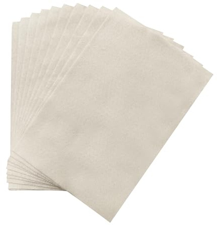 Pack of 10 A4 Ivory Coloured Felt 180gsm Sheets