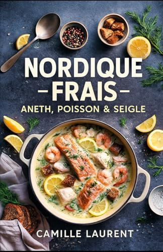 Nordique Frais — Aneth, Poisson & Seigle : recettes de cuisine scandinave faciles et saines: 60 recettes iodées, fraîches et croustillantes, menus ... brunch et apéros nordiques pour le quotidien