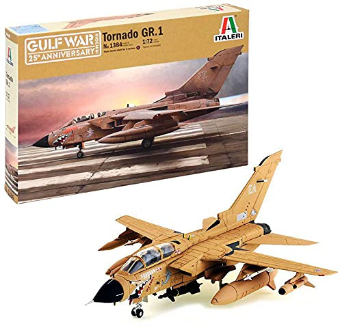 Italeri 1384 Tornado GR.1 Gulf War, scala 1:72, Plastic Model Kit/Modello in plastica da montare