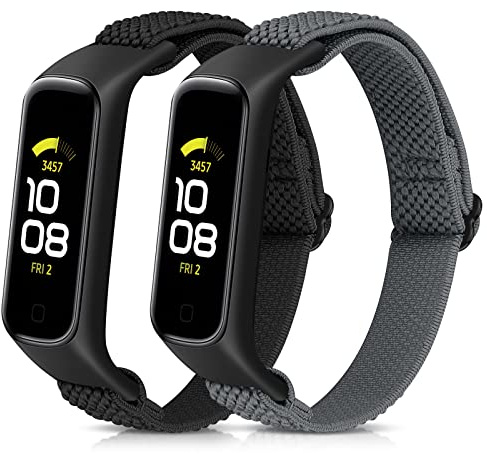 Vodtian Elastisch Armband Kompatibel mit Samsung Galaxy Fit 2 Armband für Damen Herren, Verstellbares Ersatzarmbänder Nylon Loop Sport Uhrenarmband für Galaxy Fit 2