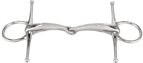 Sprenger SATINOX Schenkeltrense 14 mm einfach gebrochen - Edelstahl rostfrei, 115 mm Weite