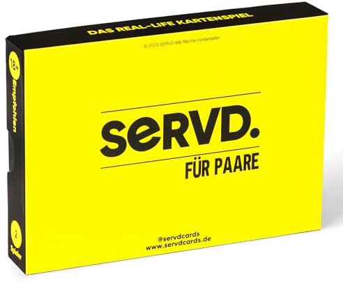 SERVD - für Paare - Das Real-Life Kartenspiel