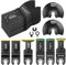 32PCS Oscillating Tool Saw Blades Kit,Include 3PCS Titanium Oscillating Multitool Blades for Metal and Hard Material,Quick Release Multi Tool Blades Compatible with DeWalt Makita Dremel Bosh and More