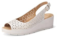 QUEEN HELENA Zeppe Comode Casual con Sottopiede Ortopedico Donna BZ397
