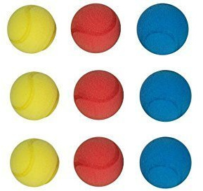 Fun Sport Tennis Set (Pack of 9 Soft Tennis Balls)