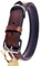 Schnüffelfreunde Halsband für Hunde aus Leder, Hundehalsband für den großen, mittleren und kleinen Hund, Lederhalsband gepolstert, robust (XXL - 55-65cm, Braun)