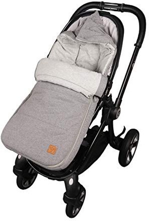 Kaiser 6578223 Sommer Fußsack Jessy Jersey Fb. Anthracite Perfekt für warme Tage geeignet 6-36 Monate