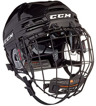 CCM Tacks 910 Helm Combo Senior, Grösse:M ( 55-59 ), Farbe:Schwarz