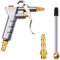 Nutmanel Druckluftpistole Luftpistole 1/4 Inch BSP Deutsche & Bristische Druckluftpistole Düsen mit unterschiedlichen Längen Staubpistole Kompressor Zubehör Für die Industrielle Reinigung