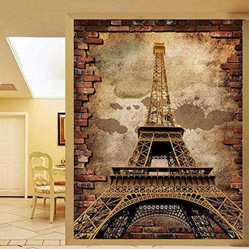 YXTSmurals Mural De Pared Cuarto De Los Niños - Retro Nostálgico Torre Edificio - Papel Tapiz Fotográfico Tapiz 3D Mural No Tejido Papel Pintado Y Tapiz Y Decoración