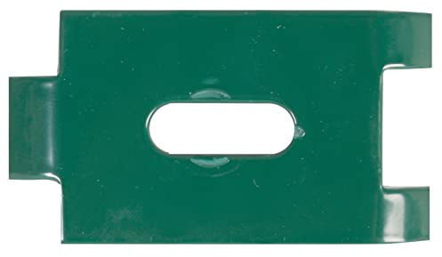 Alberts 673406 Capocorda di fissaggio per stuoie a rete a doppia barra | verde | 72 x 40 mm