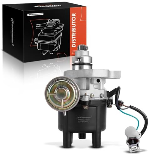 A-Premium Ignition Distributor with Cap and Rotor Compatible with Toyota Corolla 1988-1989 1.6L, DOHC