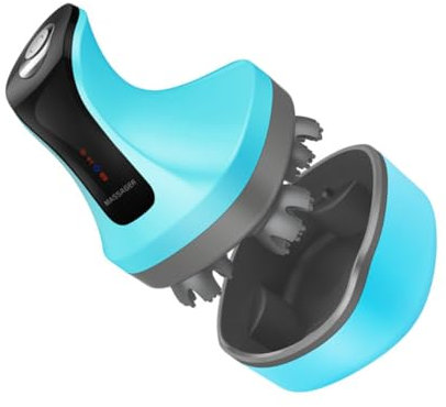 FOMIYES 2sätze Wiederaufladbares Kopfhautmassagegerät Elektrisch Kabellos Mit Massagekopf-sets Fördert Haarwachstum Lindert Kopfschmerzen Verbessert Schlaf