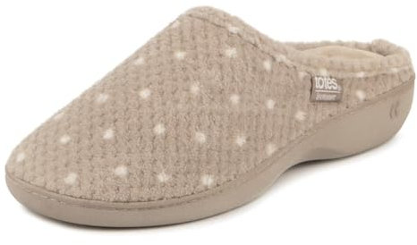 Isotoner® Ladies Popcorn Terry Mule Slippers