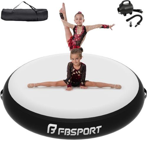 FBSPORT Airspot Aufblasbare Airtrack Matte Turnmatte Air Barrel