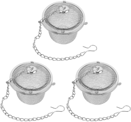 TOYANDONA 3piezas Cesta de Limpieza Ultrasónica para Joyas y Relojes de Acero Inoxidable con Cierre para Limpieza Profunda por Vapor y Ultrasonidos