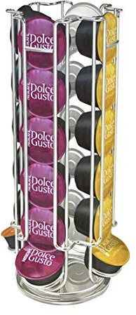 Porte-capsules rotatif pour 24 capsules Dolce Gusto