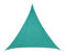 Voile d'ombrage Triangulaire 5 x 5 x 5 m Curacao - Emeraude