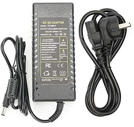 d'alimentation Adaptateur, 12V 8A Transformateurs, 96W Chargeur pour LED Ruban,PC Portable,TFT Monitors,Imprimante, DVD,TVs,Télécopieurs, Numérise,Routeur,