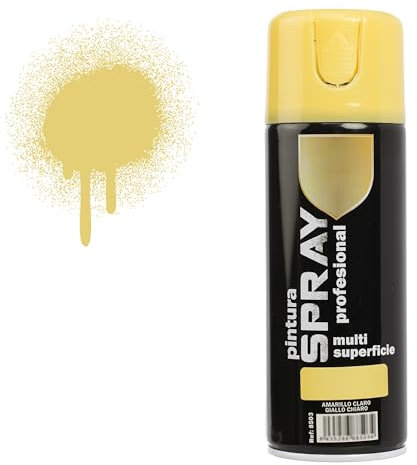 H HANSEL HOME Pintura Spray Amarillo Claro 400 Ml