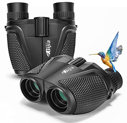 BIJIA 12x25 HD Heller Fernglas,Einfach Zu Fokussieren,BAK4-Prisma,FMC-Linse,Wasserdicht,für Erwachsene,Kinder,Reisen,Wandern,Vogelbeobachtung,Jagd,Konzerte