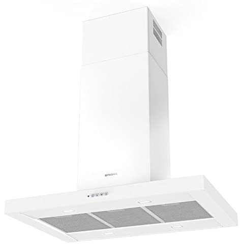 FABER Cappa aspirante a isola STILO COMFORT ISOLA WH MATT 90-325.0618.793, bianco opaco