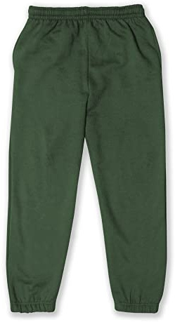 D&H CLOTHING UK barn pojkar flickor joggingunderdel barn fleece joggingbyxor PE skola jog byxor träningsoverall byxor 7 färger, 3 till 13 år, Skog, 7-8 Years