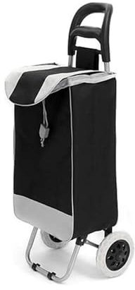 AURSTORE Basa Einkaufstrolley, Einkaufswagen, Einkaufswagen, Einkaufstrolley, Einkaufstrolley, Einkaufstrolley (zufällige Farbe) (2 Rollen (40 l))