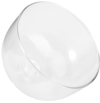 TOPBATHY Transparente Dustproof Glass Cover Lebensmittel Abdeckung Für Kuchen Torten Und Salate Durchmesser Höhe Hochwertige Glashaube Für Hygienische Aufbewahrung