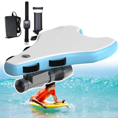 Kit 2 En 1 De Scooter Submarino Y Bodyboard / Propulsor Sin Escobillas De 500 W, 3-10 Km/H (1,87-6,2 Mph), Batería De 10000 Mah, 9 Marchas, Para Paddle Surf, Snorkel Y Natación Bodyboard+Thruster