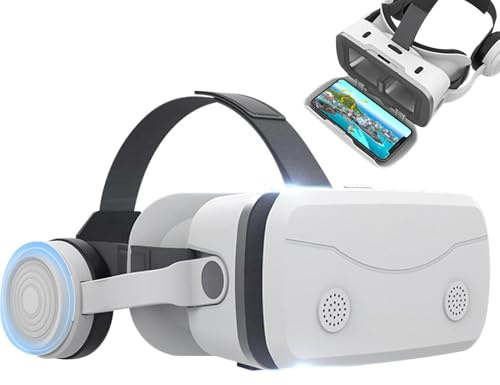 Auriculares 3D, gafas, auriculares - de realidad virtual para teléfonos móviles compatibles con teléfonos inteligentes y otros dispositivos móviles, teléfonos móviles, etc.