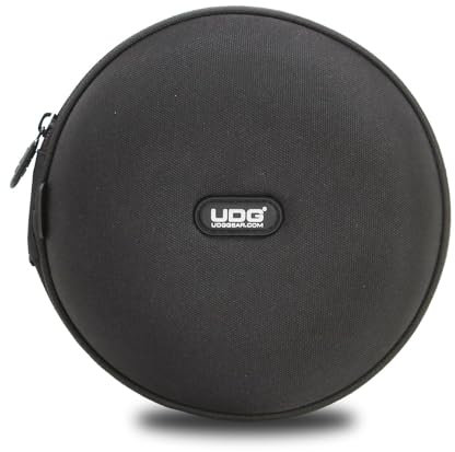 UDG U8201BL Creator - Funda semirrígida para auriculares, color negro