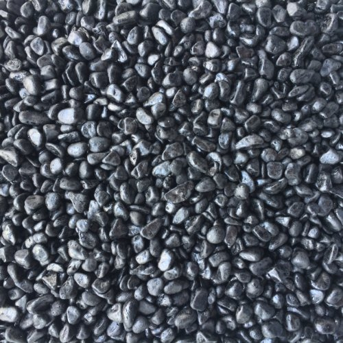 Finest-Filters Aquarium Fish Tank Gravel in Multiple Colours and 2kg, 10kg, 20kg and 40kg bags. (Black, 2kg)