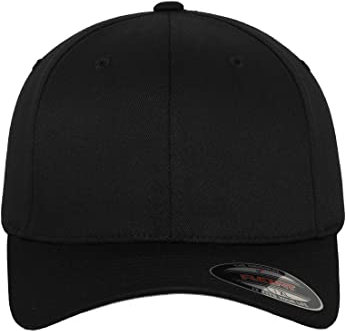 Flexfit Unisex 6277-Flexfit Wooly Combed Flexfit Wooly Combed, black, XS/S