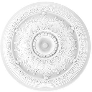 1 Rosetta Rosone Soffitto Soffitto Parete Poliuretani Decorativo Antiurto Ø72cm, R124