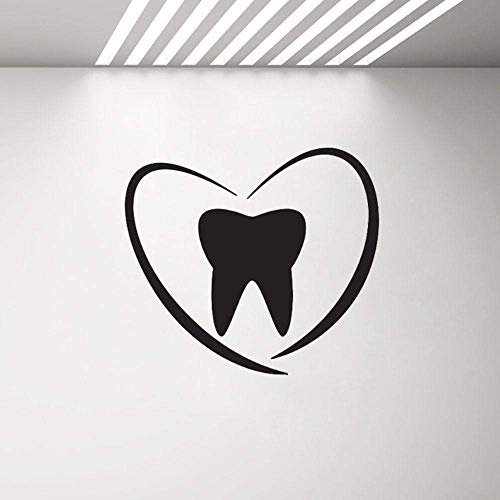Clinica Dentale Decalcomania Da Muro Dentista Sorriso Denti Adesivi Murali Decorazioni Per I Denti Rimovibili Decorazioni Per Il Bagno Camerette Per Bambini 47X42Cm