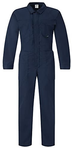 BWOLF Bravo Combinaison Travail Multiuso Combinaison De Travail Homme Bleu de Travail Homme Multipoche, Fermeture éclair, 6 Poches, Bleu foncé, XL
