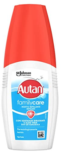 Autan Family Care Vapo, Insetto Repellente e Antizanzare Tigre e Comuni, 1 Confezione Spray da 100 ml